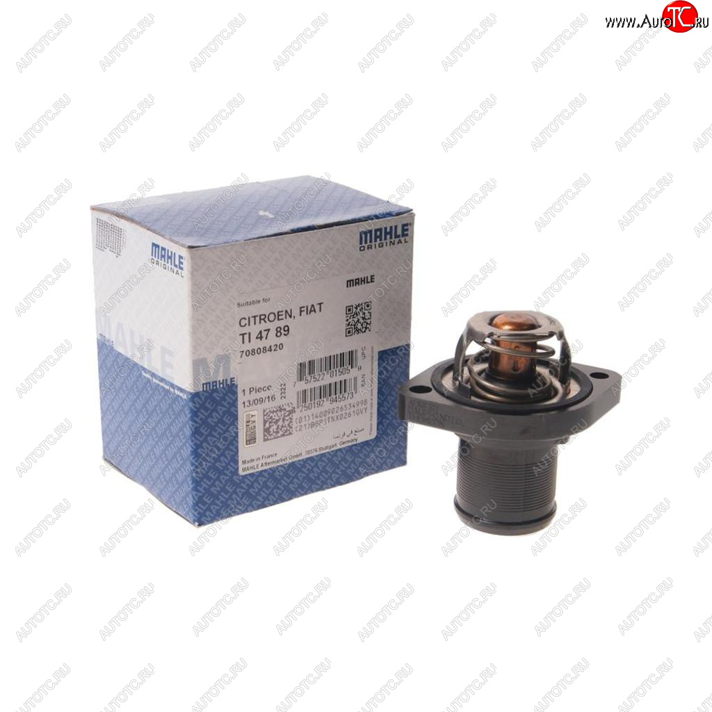 2 899 р. Термостат PEUGEOT 1007 (05-),206 (98-),306 CITROEN Berlingo (00-),C3 (02-),C4 (04-) (град.) MAHLE MAHLE ti4789  с доставкой в г. Майкоп