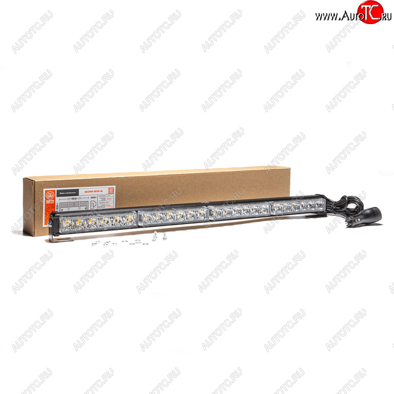 2 469 р. Балка светодиодная 1224V 24Вт кронштейн стробоскоп 1 стор.(4 блока Epistar) AVTOELECTRICA AVTOELECTRICA ae24w-4eps-1s  с доставкой в г. Майкоп