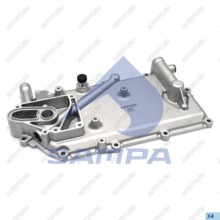 7 749 р. Крышка радиатора SCANIA масляного (маслоохладителя) SAMPA SAMPA 043.078  с доставкой в г. Майкоп