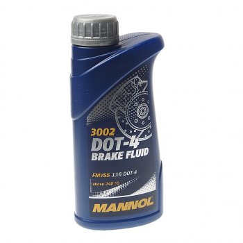 237 р. Жидкость тормозная DOT-4 455г 3002 MANNOL MANNOL 8940  с доставкой в г. Майкоп. Увеличить фотографию 1