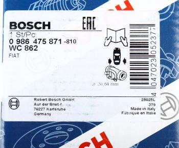 1 459 р. Цилиндр тормозной задний FIAT Marea (96-) левыйправый BOSCH BOSCH 0986475871  с доставкой в г. Майкоп. Увеличить фотографию 4