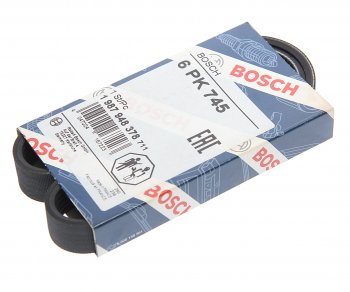 719 р. Ремень ВАЗ-2110-2112 генератора 16 клап. BOSCH BOSCH 1987948378  с доставкой в г. Майкоп. Увеличить фотографию 1