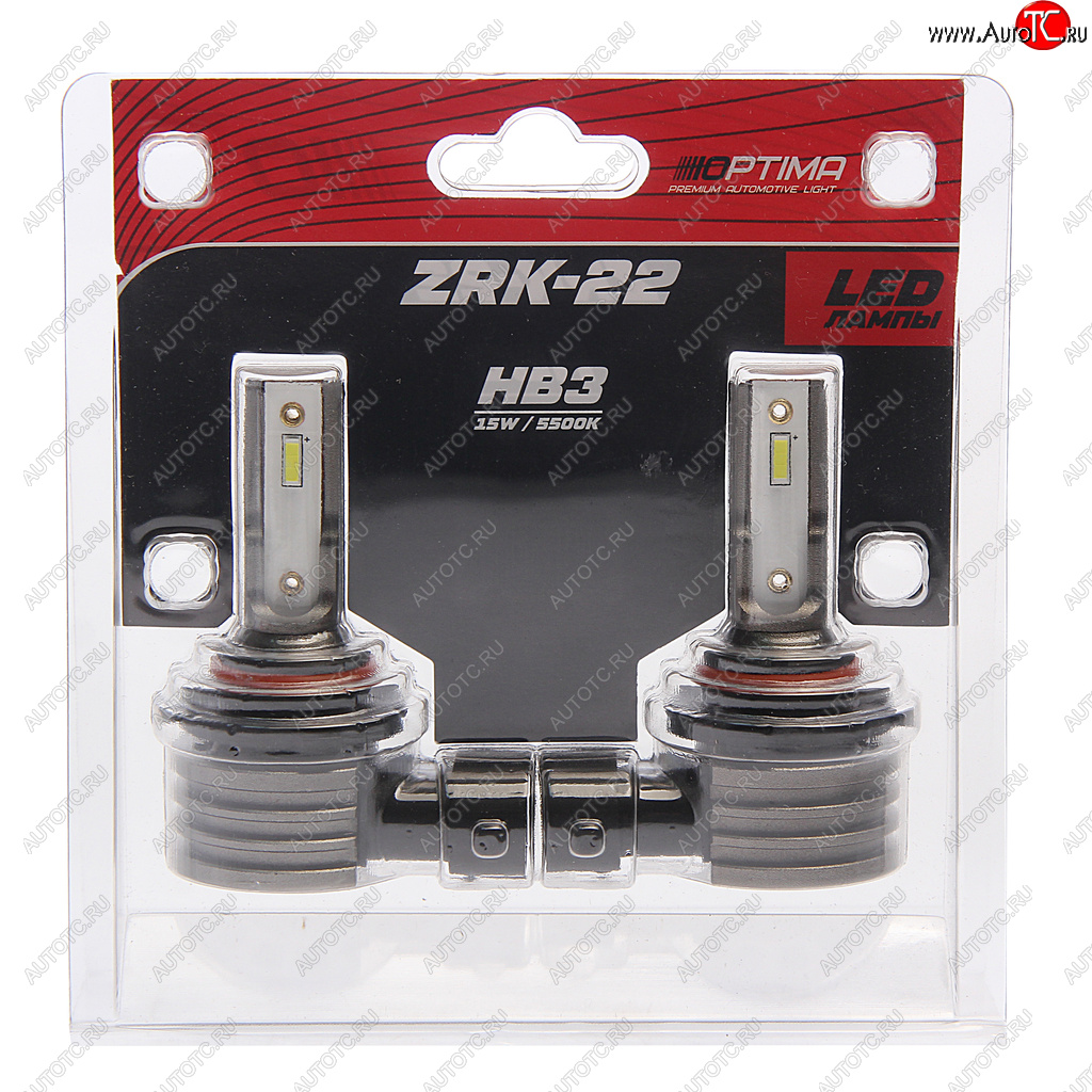 2 699 р. Лампа светодиодная 12V HB3 P20d (2шт.) OPTIMA OPTIMA z-hb3  с доставкой в г. Майкоп