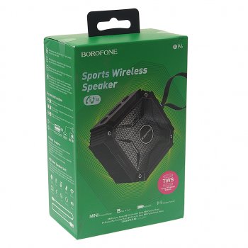 999 р. Колонка беспроводная bluetooth BOROFONE BOROFONE bp6 black BOROFONE bp6 black  с доставкой в г. Майкоп. Увеличить фотографию 4
