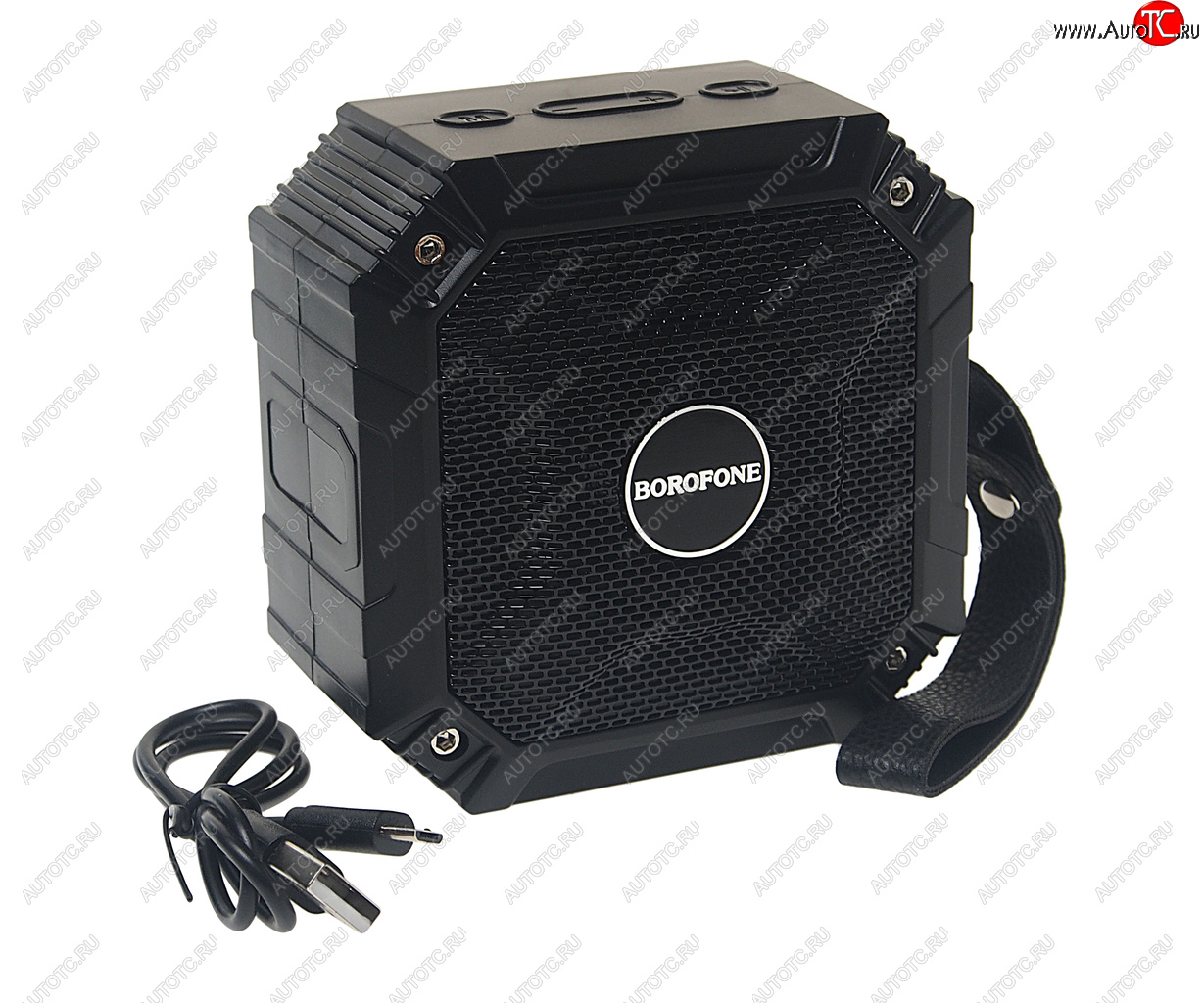 999 р. Колонка беспроводная bluetooth BOROFONE BOROFONE bp6 black BOROFONE bp6 black  с доставкой в г. Майкоп