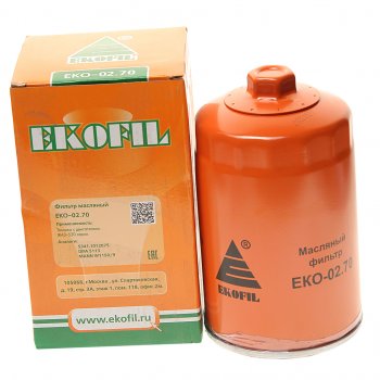1 169 р. Фильтр масляный ЯМЗ-53443.30 EKOFIL EKOFIL eko-02.70  с доставкой в г. Майкоп. Увеличить фотографию 2
