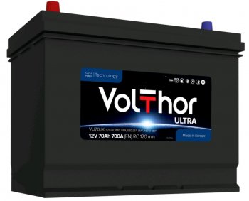 13 799 р. Аккумулятор VOLTHOR Ultra 70Ач VOLTHOR 6ст70(1) 57024 d26  с доставкой в г. Майкоп. Увеличить фотографию 1