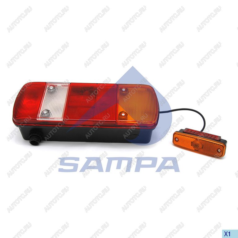 3 299 р. Фонарь задний MAN TGA,TGL,TGM,TGS,TGX правый (с габаритом) АМР разъем снизу SAMPA SAMPA 024.081  с доставкой в г. Майкоп