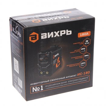 5 599 р. Аппарат сварочный 7.3кВт 15-180А d=2.0-4.0 инвертор ВИХРЬ ВИХРЬ ис-180  с доставкой в г. Майкоп. Увеличить фотографию 5