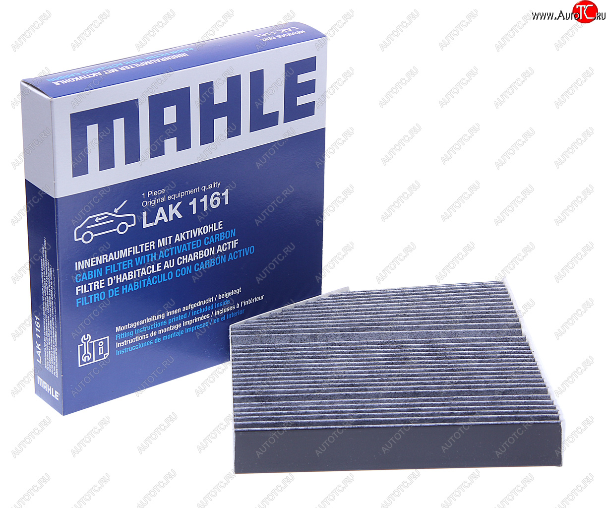 3 879 р. Фильтр воздушный салона MERCEDES C (W205) (13-) E (W213) угольный MAHLE MAHLE lak1161  с доставкой в г. Майкоп