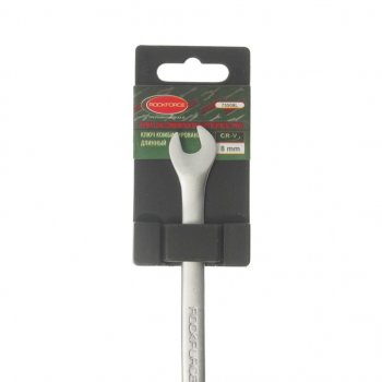 152 р. Ключ комбинированный 8х8мм удлиненный с держателем ROCKFORCE ROCKFORCE rf-75508l  с доставкой в г. Майкоп. Увеличить фотографию 2