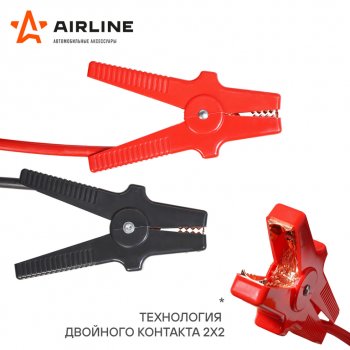 2 349 р. Провода для прикуривания 400А 3.5м кейс AIRLINE AIRLINE sa40001k  с доставкой в г. Майкоп. Увеличить фотографию 3