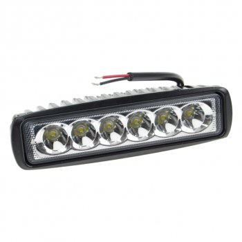 699 р. Фары дополнительные MIS-18 White SPOT диодная, дальний 160х45мм (JR-YZ) 12V MISTAR MISTAR mis-18w-spot  с доставкой в г. Майкоп. Увеличить фотографию 1