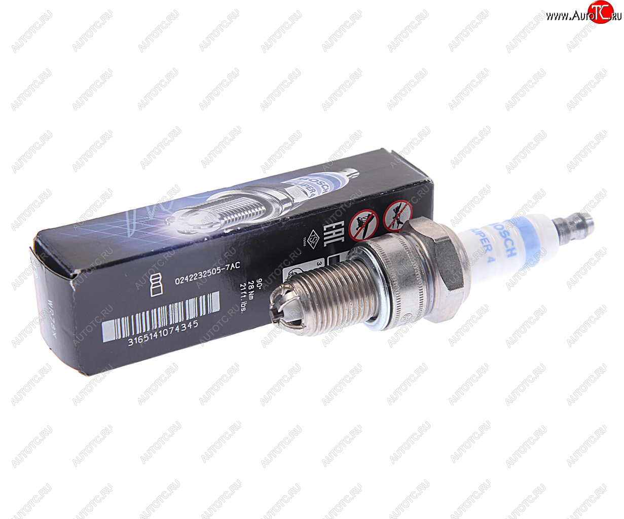 399 р. Свеча зажигания ВАЗ-2111 V8 WR78X BOSCH BOSCH 0242232505  с доставкой в г. Майкоп