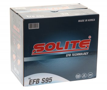 18 449 р. Аккумулятор SOLITE EFB Asia 80Ач обратная полярность SOLITE 6ст80(0) s95l  с доставкой в г. Майкоп. Увеличить фотографию 3