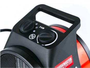3 199 р. Пушка тепловая 3.0кВт 300куб.мч керамическая электрическая WORKMASTER WORKMASTER тп-33км  с доставкой в г. Майкоп. Увеличить фотографию 3
