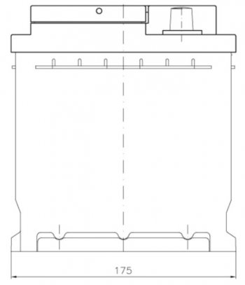 12 649 р. Аккумулятор VOLTHOR Ultra 74Ач обратная полярность VOLTHOR 6ст74(0) 57412  с доставкой в г. Майкоп. Увеличить фотографию 3