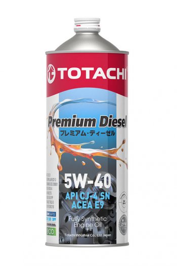 1 389 р. Масло дизельное PREMIUM DIESEL CJ-4E9SMA3B4 5W40 синт.1л TOTACHI TOTACHI 11701  с доставкой в г. Майкоп. Увеличить фотографию 1