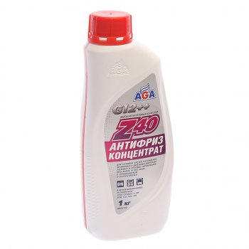 539 р. Антифриз красный концентрат 0.946л Antifreeze Z40 AGA AGA aga312z  с доставкой в г. Майкоп. Увеличить фотографию 1