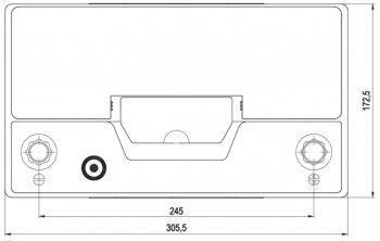 14 499 р. Аккумулятор VOLTHOR Ultra 95Ач обратная полярность VOLTHOR 6ст95(0) 59518 d31  с доставкой в г. Майкоп. Увеличить фотографию 4