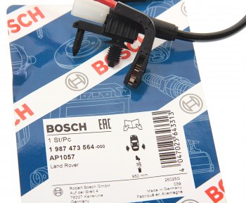 1 349 р. Датчик износа тормозных колодок LAND ROVER Range Rover (12-) задний (1шт.) BOSCH BOSCH 1987473564  с доставкой в г. Майкоп. Увеличить фотографию 2