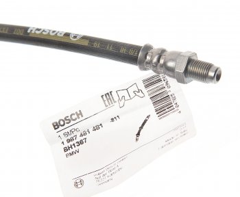 2 099 р. Шланг тормозной BMW 3 (E90) передний BOSCH BOSCH 1987481481 BOSCH 1987481481  с доставкой в г. Майкоп. Увеличить фотографию 2