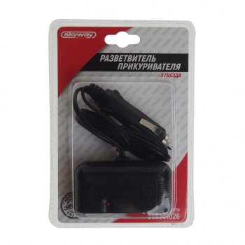 369 р. Разветвитель прикуривателя 3-х гнездовой 12V SKYWAY SKYWAY s02301026  с доставкой в г. Майкоп. Увеличить фотографию 1