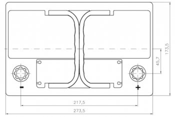 11 699 р. Аккумулятор VOLTHOR Ultra 73Ач обратная полярность,низкий VOLTHOR 6ст73(0) 57309  с доставкой в г. Майкоп. Увеличить фотографию 4
