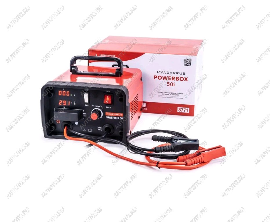 9 249 р. Устройство зарядное 12-24V 50А 20-500Ач 230V (автомат) KVAZARRUS KVAZARRUS powerbox 50i  с доставкой в г. Майкоп