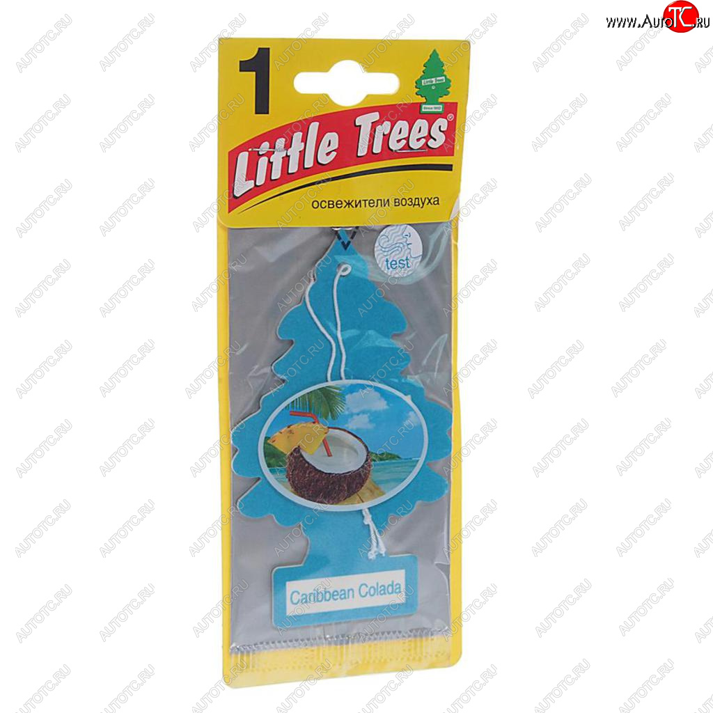 159 р. Ароматизатор подвесной пластина (карибский коктейль) Елочка CAR FRESHNER CAR FRESHNER u1p-10324-russ  с доставкой в г. Майкоп