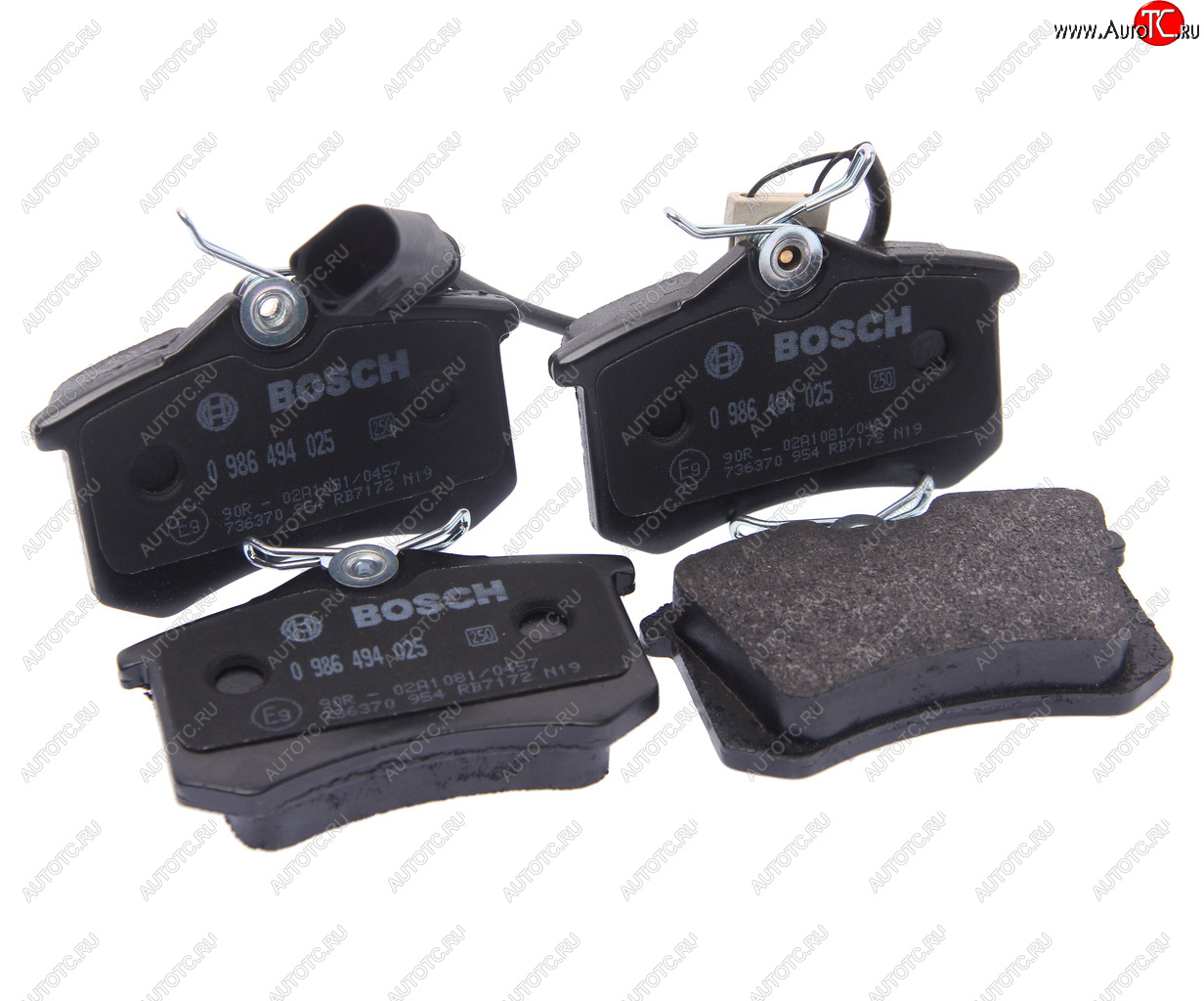 2 599 р. Колодки тормозные задние (4шт.) BOSCH Ford Galaxy 2 дорестайлинг (2006-2010)  с доставкой в г. Майкоп