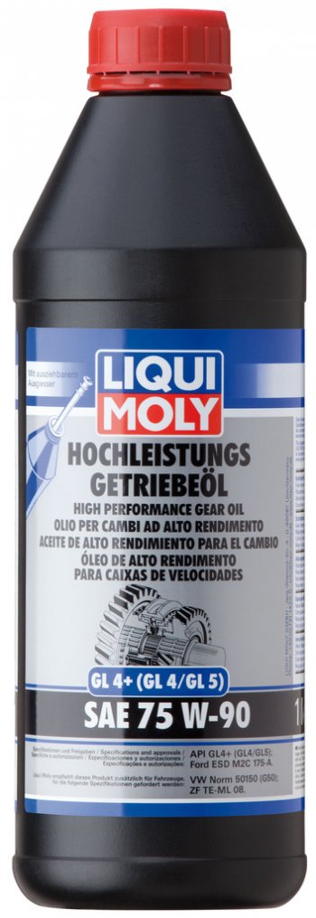 2 999 р. Масло трансмиссионное GL4+ 75W90 синт.1л LIQUI MOLY LIQUI MOLY 3979  с доставкой в г. Майкоп. Увеличить фотографию 1