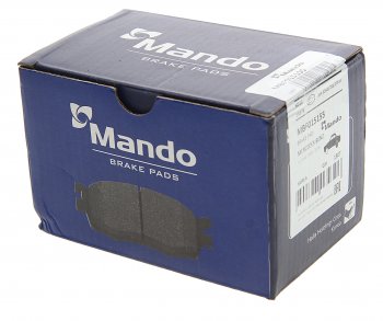1 799 р. Колодки тормозные MERCEDES S (W220,C215 AMG) (98-06) задние (4шт.) MANDO MANDO mbf015155 MANDO mbf015155  с доставкой в г. Майкоп. Увеличить фотографию 2