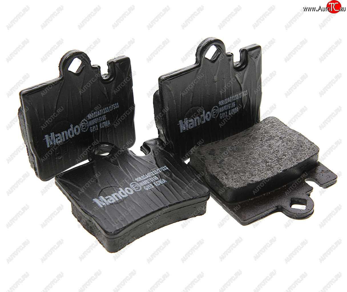 1 799 р. Колодки тормозные MERCEDES S (W220,C215 AMG) (98-06) задние (4шт.) MANDO MANDO mbf015155 MANDO mbf015155  с доставкой в г. Майкоп