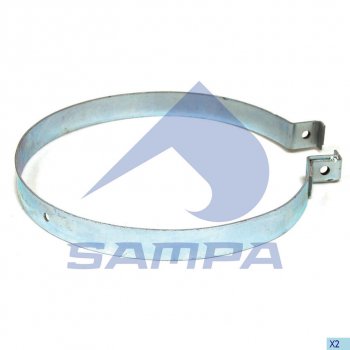1 129 р. Хомут глушителя IVECO EuroTech SAMPA SAMPA 060.225  с доставкой в г. Майкоп. Увеличить фотографию 1