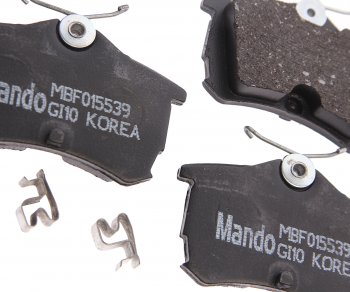 1 359 р. Колодки тормозные HONDA Accord (2.0/2.2/2.4) (98-02) задние (4шт.) MANDO MANDO mbf015539 MANDO mbf015539  с доставкой в г. Майкоп. Увеличить фотографию 2