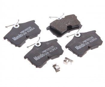 1 359 р. Колодки тормозные HONDA Accord (2.0/2.2/2.4) (98-02) задние (4шт.) MANDO MANDO mbf015539 MANDO mbf015539  с доставкой в г. Майкоп. Увеличить фотографию 1