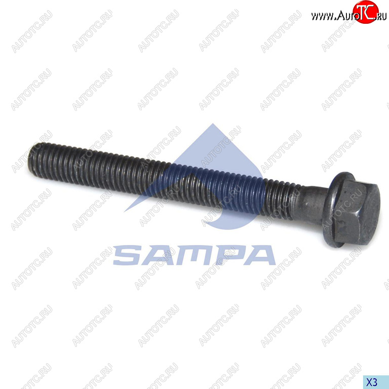 158 р. Болт MERCEDES (дв.OM401-449) коллектора выпускного (M10x1.5x85) SAMPA SAMPA 100.003  с доставкой в г. Майкоп