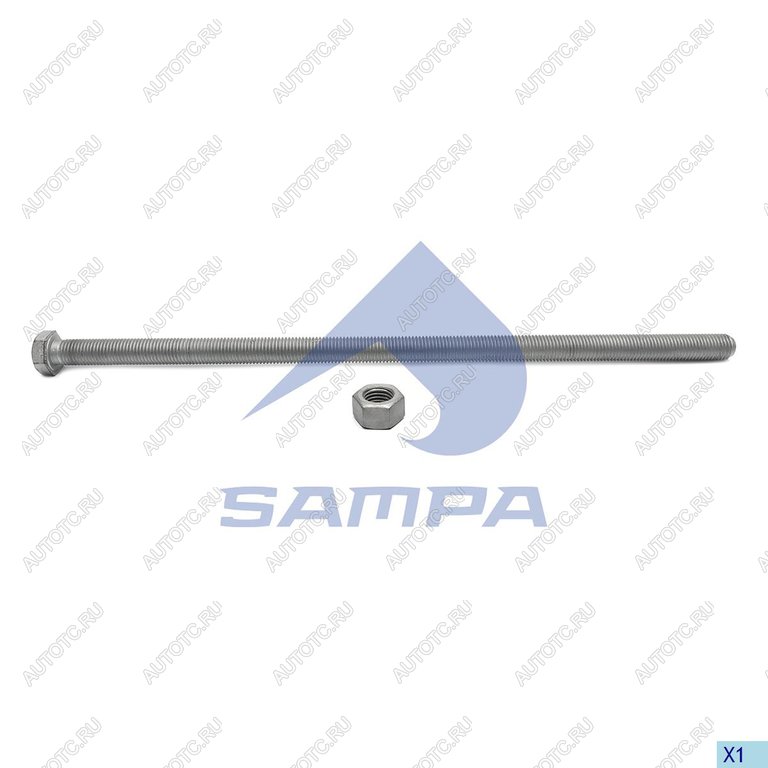 849 р. Болт седельного устройства регулировочный M16x2 (с гайкой) SAMPA SAMPA 092.748  с доставкой в г. Майкоп