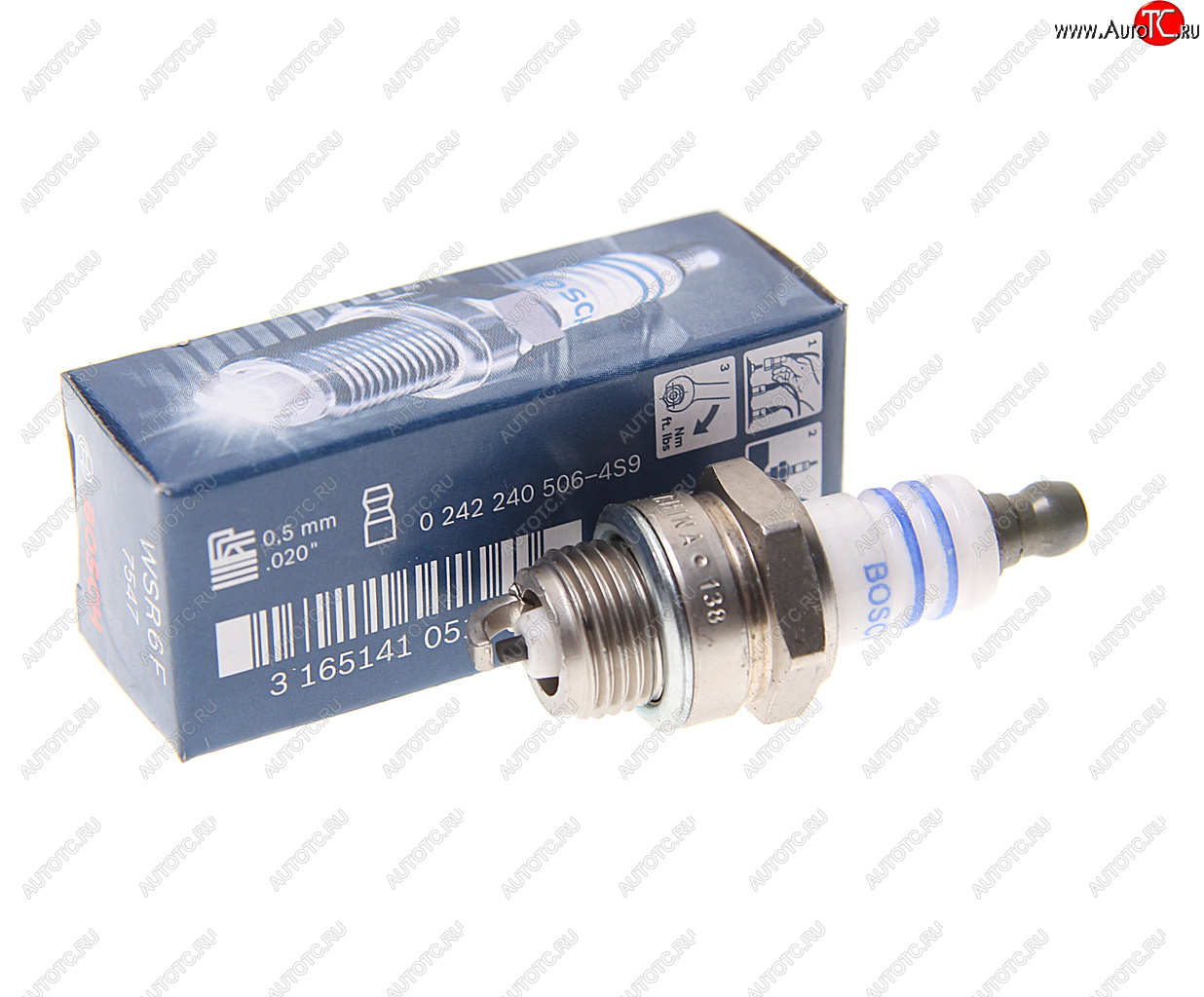 197 р. Свеча зажигания BOSCH WSR6F BOSCH 0242240506  с доставкой в г. Майкоп