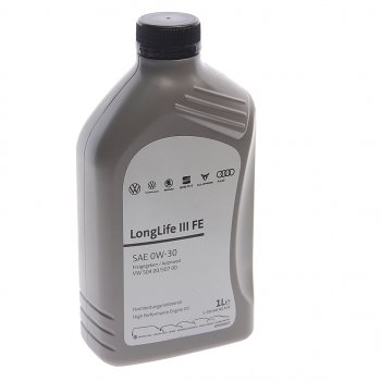 1 759 р. Масло моторное VAG 0W30 синт.1л LONG LIFE 3 (504.00507.00) OE VAG gs55545m2eur  с доставкой в г. Майкоп. Увеличить фотографию 1