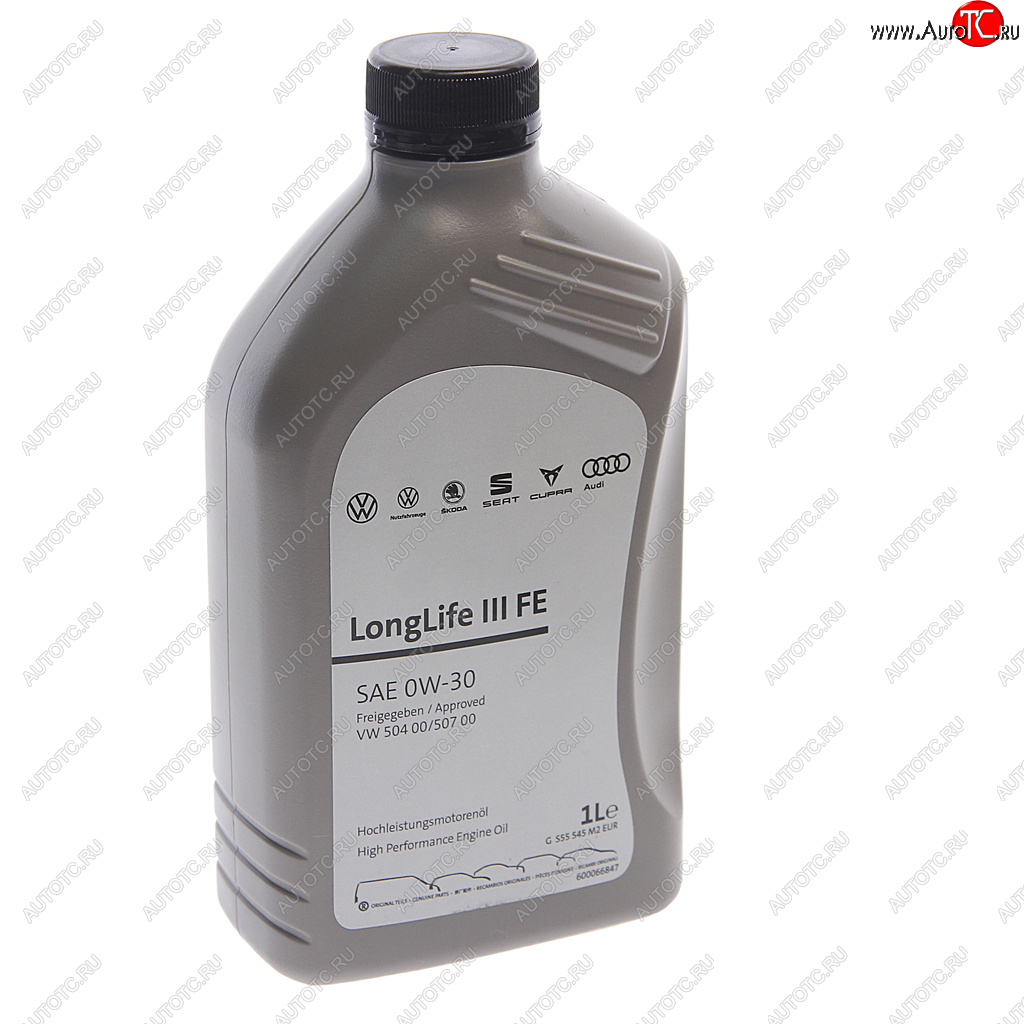 1 759 р. Масло моторное VAG 0W30 синт.1л LONG LIFE 3 (504.00507.00) OE VAG gs55545m2eur  с доставкой в г. Майкоп