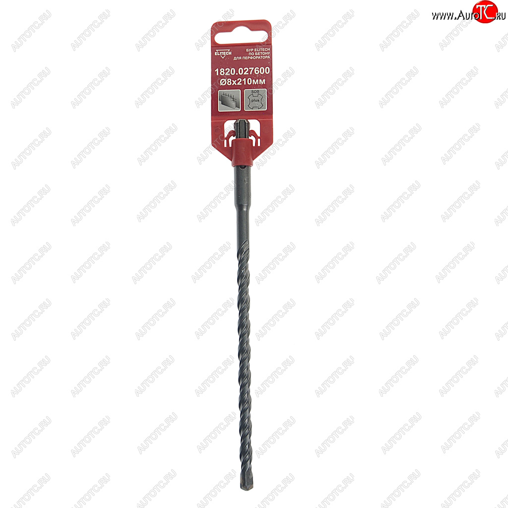 99 р. Бур SDS+ 8х210мм ELITECH ELITECH 1820.027600  с доставкой в г. Майкоп