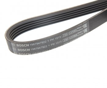 649 р. Ремень приводной поликлиновой 5РК1015 BOSCH BOSCH 1987947922 BOSCH 1987947922  с доставкой в г. Майкоп. Увеличить фотографию 2
