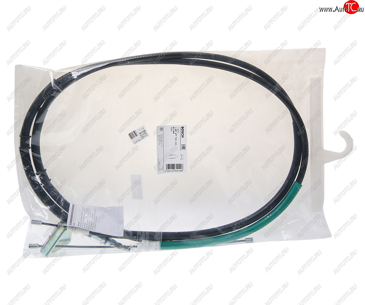 2 799 р. Трос стояночного тормоза MAZDA 2 (03-07) задний BOSCH BOSCH 1987477732  с доставкой в г. Майкоп