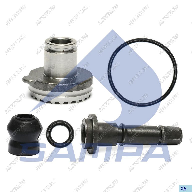 1 299 р. Ремкомплект суппорта Z-CAM RENAULT VOLVO SAMPA SAMPA 030.583  с доставкой в г. Майкоп