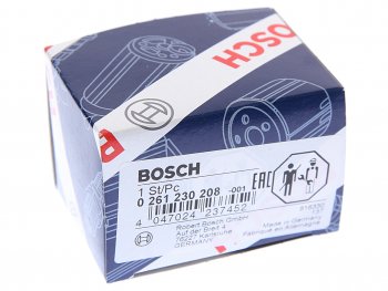 2 999 р. Датчик давления AUDI A4 (08-) хладагента кондиционера BOSCH BOSCH 0261230208  с доставкой в г. Майкоп. Увеличить фотографию 4