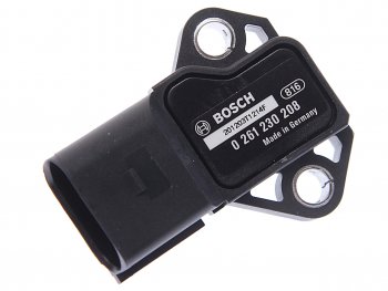2 999 р. Датчик давления AUDI A4 (08-) хладагента кондиционера BOSCH BOSCH 0261230208  с доставкой в г. Майкоп. Увеличить фотографию 1