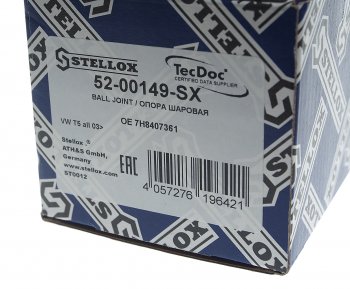 1 279 р. Опора шаровая нижняя RH=LH STELLOX Volkswagen Transporter T5 дорестайлинг (2003-2009)  с доставкой в г. Майкоп. Увеличить фотографию 4