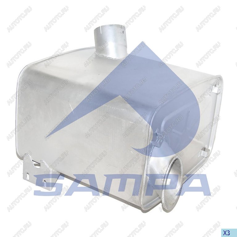 25 399 р. Глушитель MERCEDES Axor (02-04) SAMPA SAMPA 010.451  с доставкой в г. Майкоп